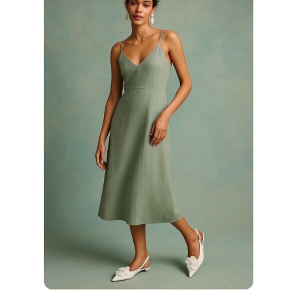 Maeve Anthropologie Floral Slingback Kitten Heels White Sz 42/10 Pointed Toe - Picture 3 of 8